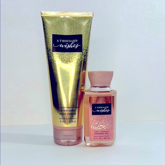 Bath & Body Thousand Wishes Body Cream & Shower Gel - Picture 1 of 2